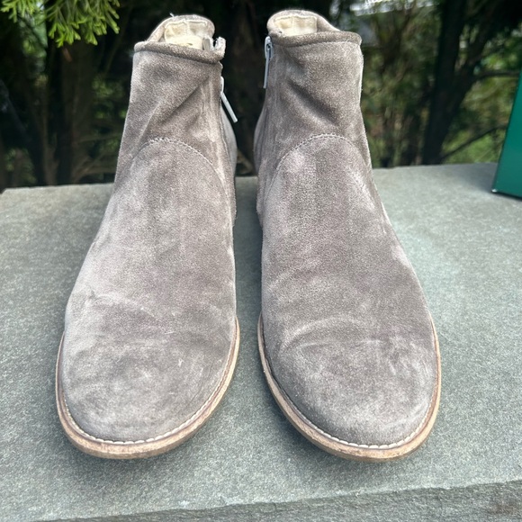 Paul Green Logan Gray Suede Zip Ankle Booties - Size 9US. 6.5AU - Picture 3 of 8